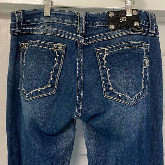 Miss Me Bootcut Low/Mid Rise Denim Jeans - Picture 4 of 8